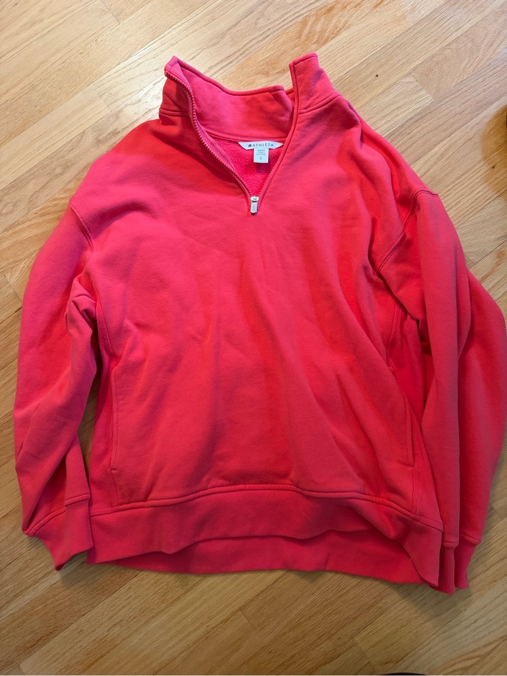 Athleta Women’s 1/4 Zip-Up Pink